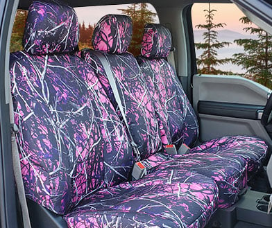 Moonshine Camo custom seat covers
