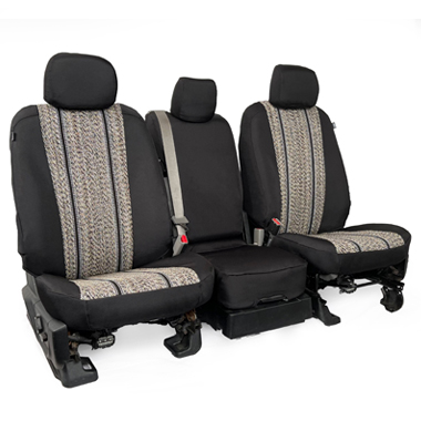 Saddle Blanket Heavy Duty Seat Covers in a 2-Tone Sport Look
